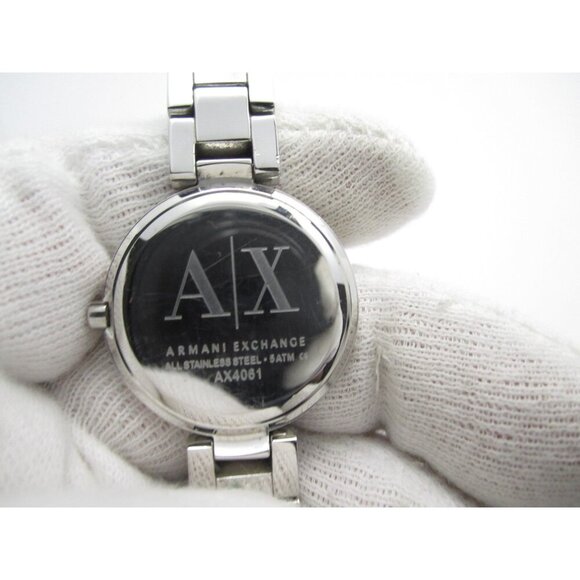 Women Armani Exchange Quartz WR Analog 27mm Round Watch (H915) "New Battery" - Picture 3 of 7